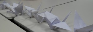 grues origami